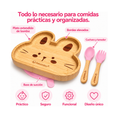 Cargar la imagen en la vista de la galería, Plato Extendido de Bambú (Conejito)