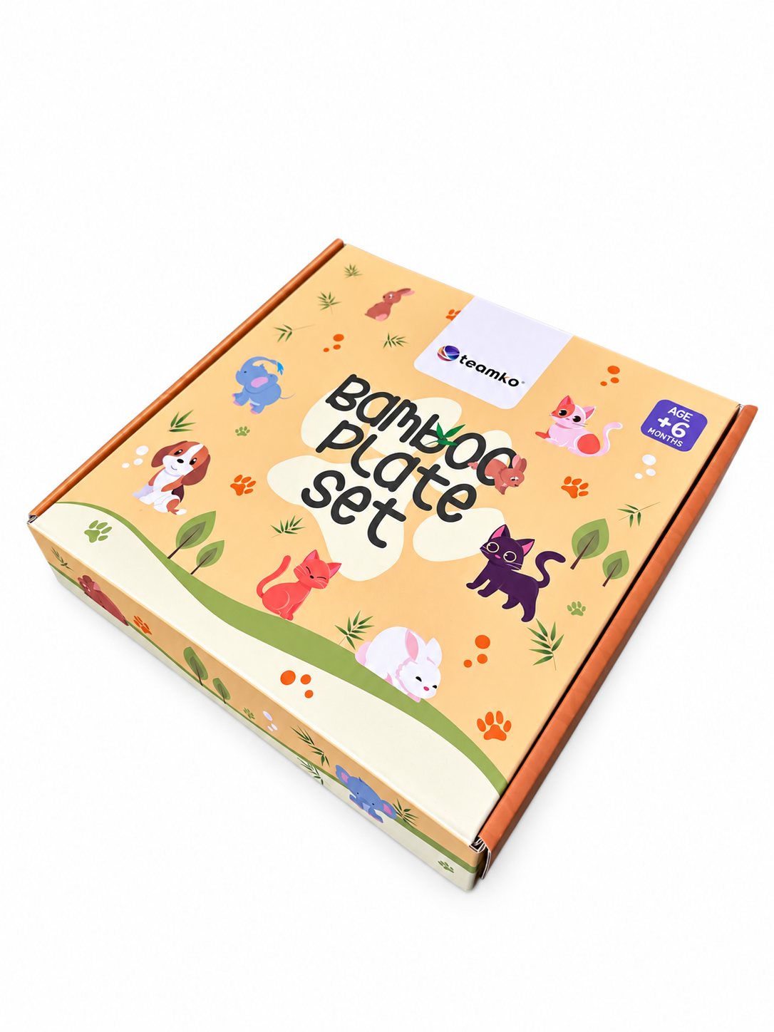 Plato Extendido de Bambú (Gatito)