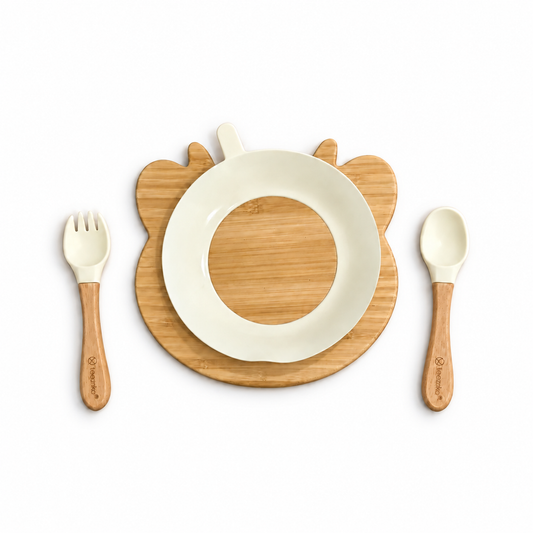 Plato Extendido de Bambú (Vaquita)