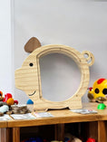 Cargar la imagen en la vista de la galería, Alcancía Infantil de Madera (Café)
