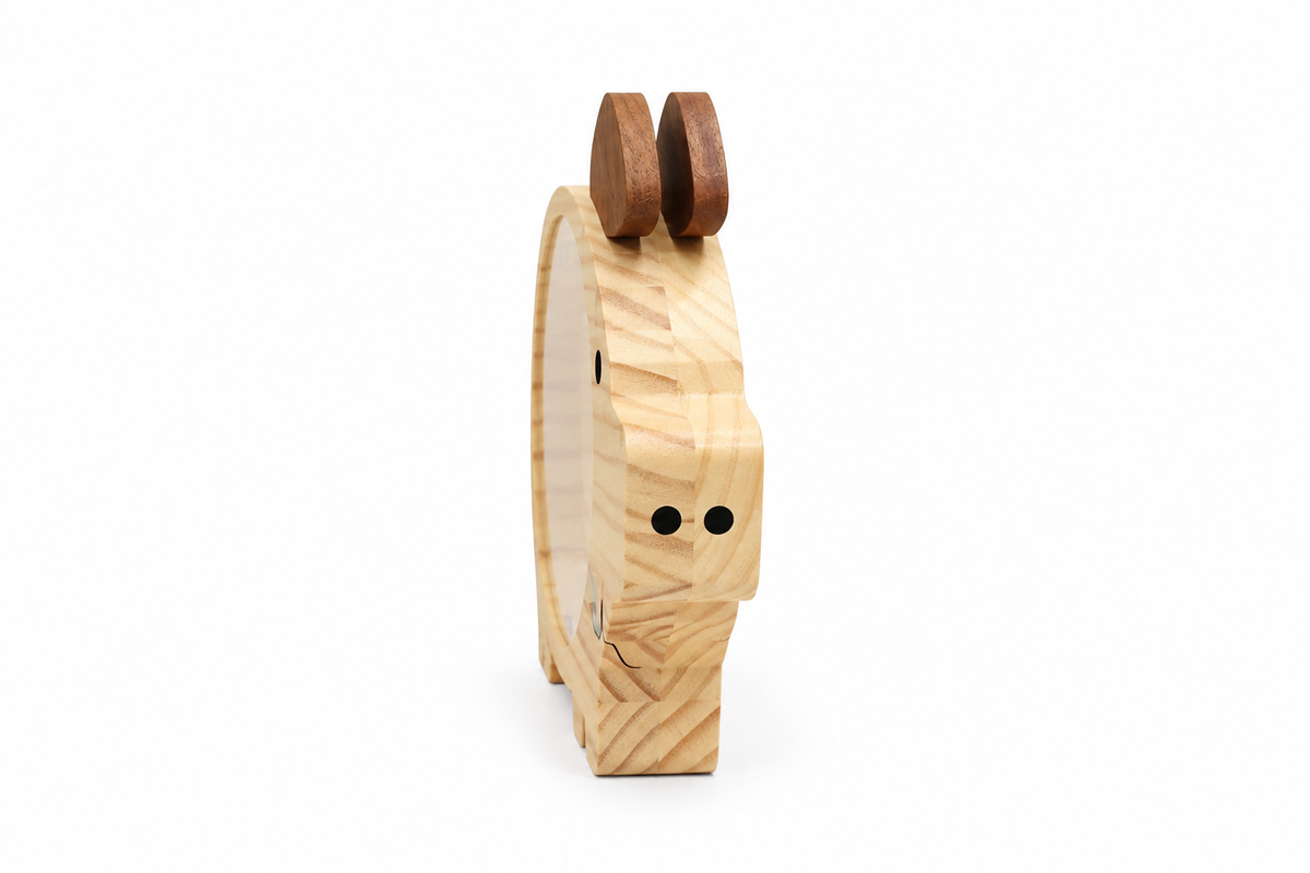 Alcancía Infantil de Madera (Café)
