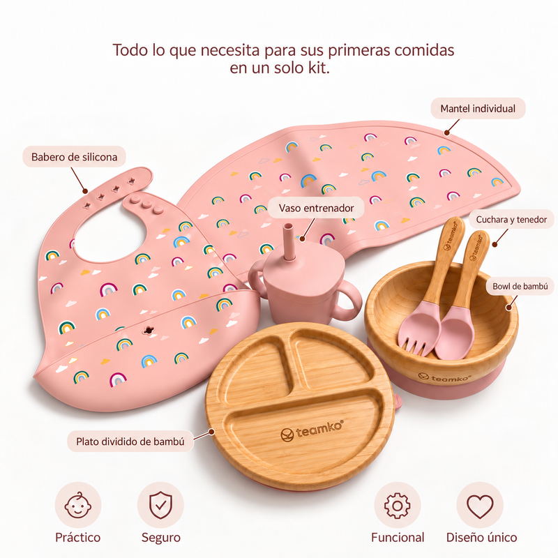 Set de Alimentación (Rosa)