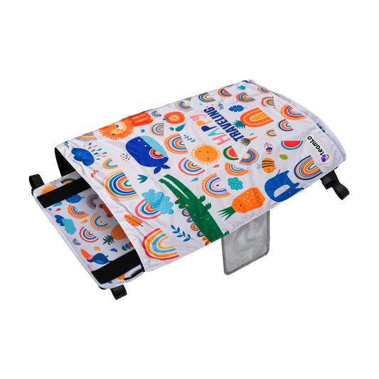 Cama de Avión para Niños Pequeños (Arcoiris)