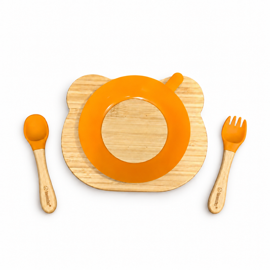 Plato Extendido de Bambú (Osito)