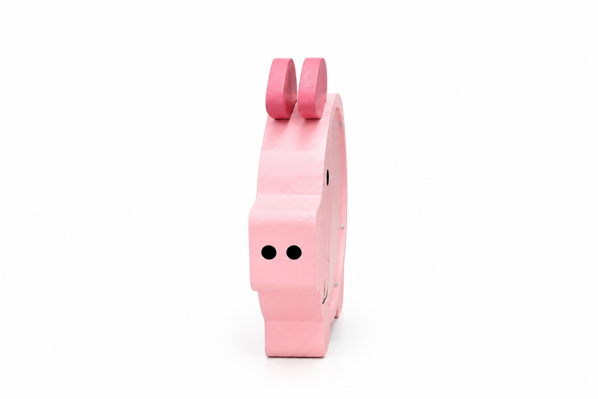 Alcancía Infantil de Madera (Rosa)
