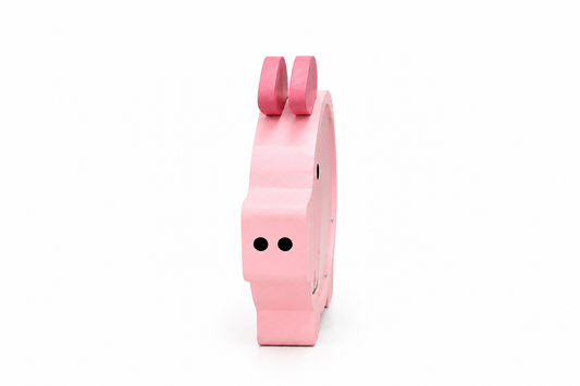Alcancía Infantil de Madera (Rosa)