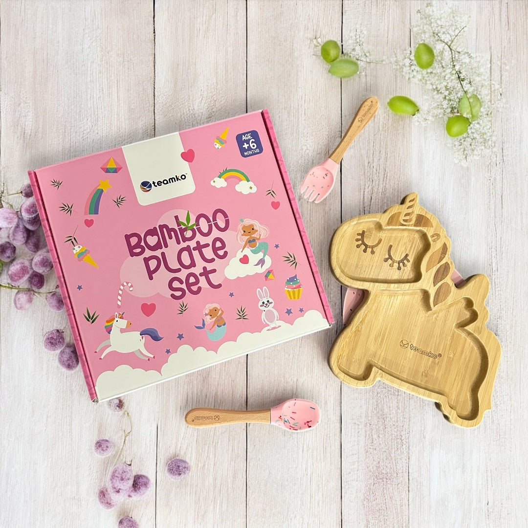 Plato Extendido de Bambú (Unicornio)