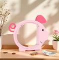 Cargar la imagen en la vista de la galería, Alcancía Infantil de Madera (Rosa)
